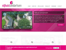Tablet Screenshot of nijhuistandartsen.nl